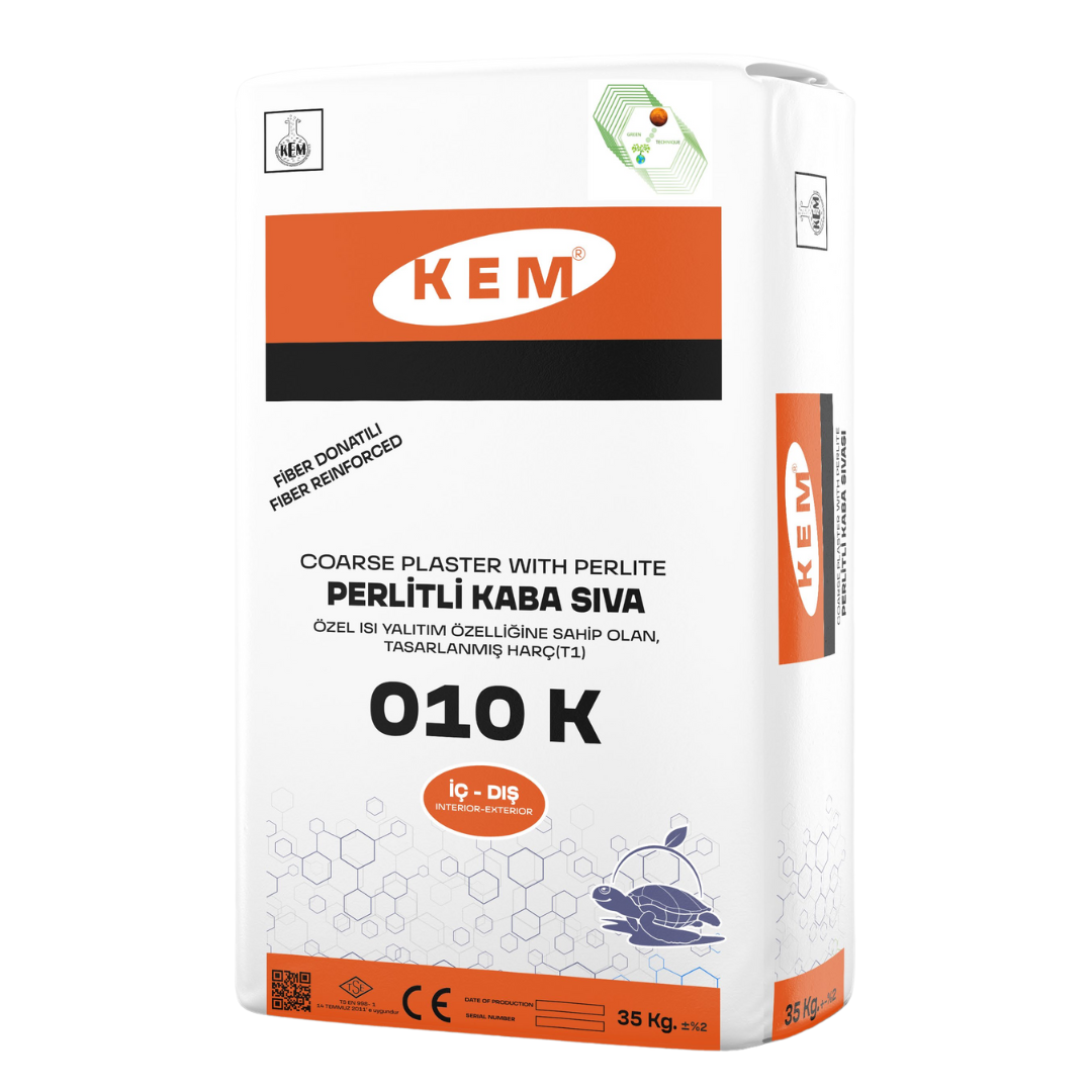 010 K-G KEM Elyaf Donatılı Kaba Sıva (İç/Dış)