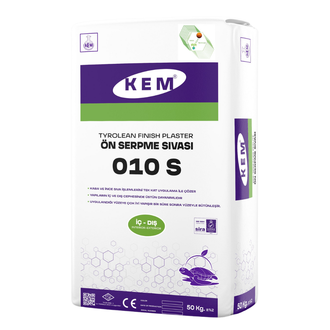 010 S-G KEM Ön Serpme Sıva (İç/Dış)