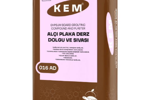 016 ADB KEM Alçı Plaka Derz Dolgu ve Sıvası
